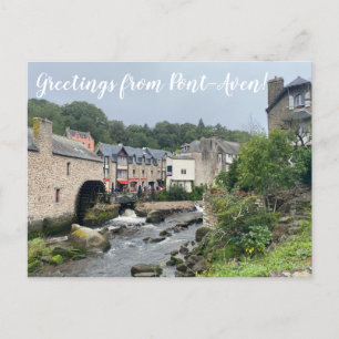 aWorld2Celebrate: Grüße von Pont-Aven! Postkarte