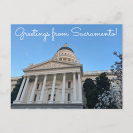 aWorld2Celebrate: Grüße von Sacramento! Postkarte
