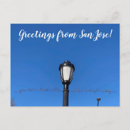 aWorld2Celebrate: Grüße von San Jose! Postkarte