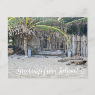 aWorld2Celebrate: Grüße von Tulum! Postkarte