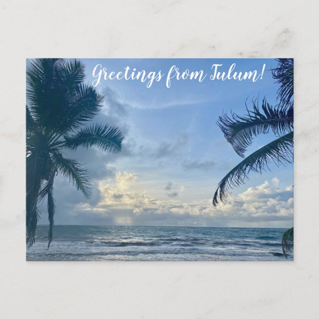 aWorld2Celebrate: Grüße von Tulum! Postkarte (Vorderseite)