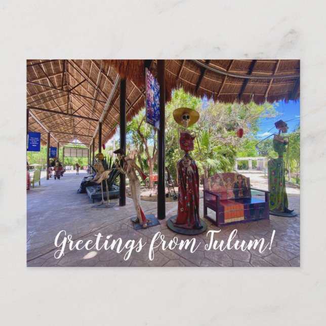 aWorld2Celebrate: Grüße von Tulum! Postkarte (Vorderseite)