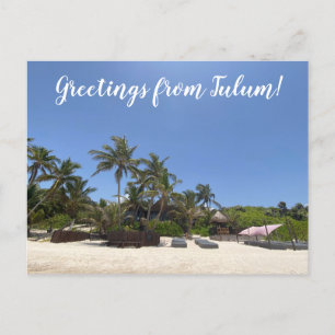 aWorld2Celebrate: Grüße von Tulum! Postkarte