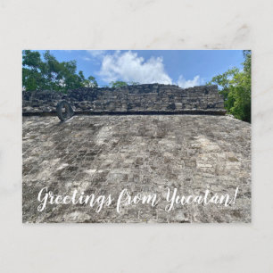 aWorld2Celebrate: Grüße von Yucatán! Postkarte