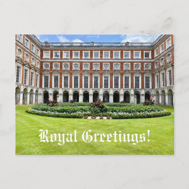 aWorld2Celebrate: Royal Greetings! Postkarte (Vorderseite)