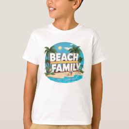 Awsome Colos Beach Family Kids T-Shirt