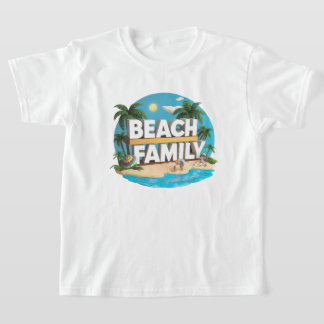 Awsome Colos Beach Family Kids T-Shirt