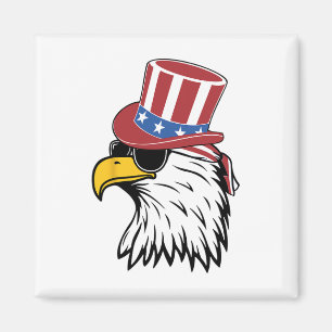 Awsome Patriotic Eagle Usa T-Shirt Magnet