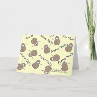 Aww Nuts Collage Karte