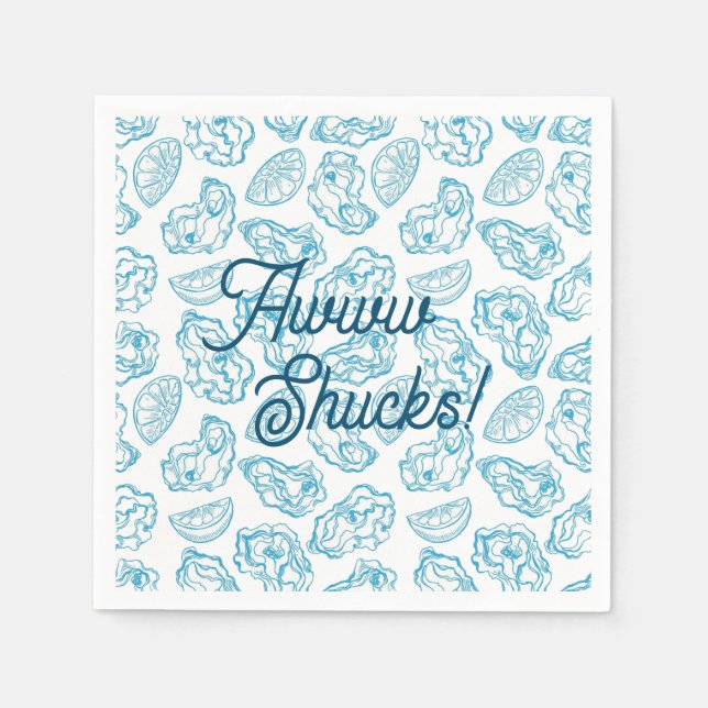 Aww Shucks Cocktail Napkin Serviette (Vorderseite)