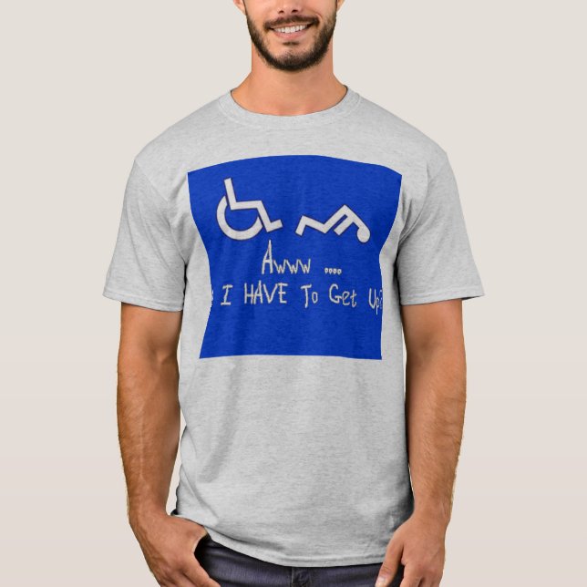 Awww… muss ich aufstehen? T-Shirt (Vorderseite)