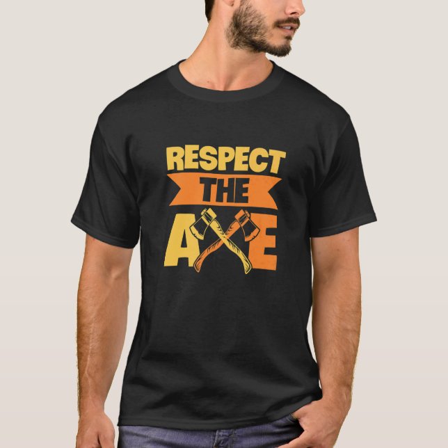 Ax auf einen Ax-Dreh-Champion achten T-Shirt (Vorderseite)