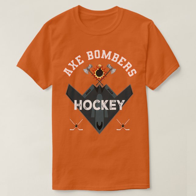 Ax Bombers Hockey Team T-Shirt (Design vorne)