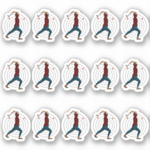 Ax-Einbruch Aufkleber