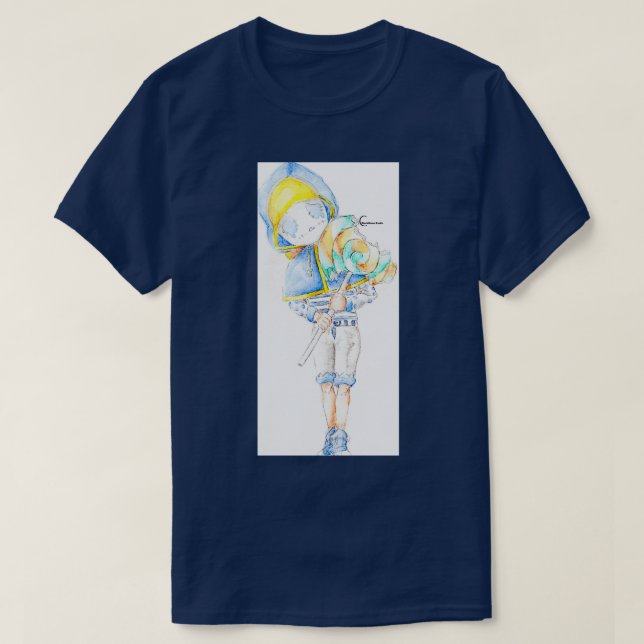 Ax Junge x27x27Wailx27x27 von Identity V Watercolo T-Shirt (Design vorne)