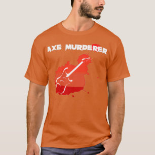Ax Murderer-Gitarrenlogo T-Shirt