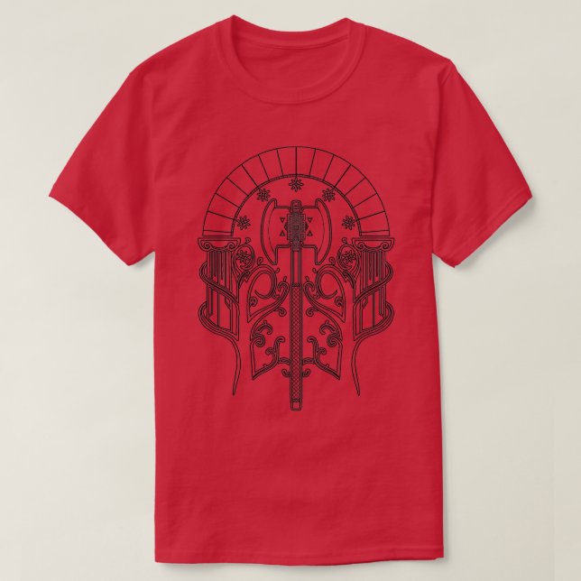 Ax of Moria Light Background T-Shirt (Design vorne)