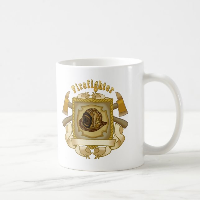 Ax Shield Feuerwehrmann Tasse (Rechts)