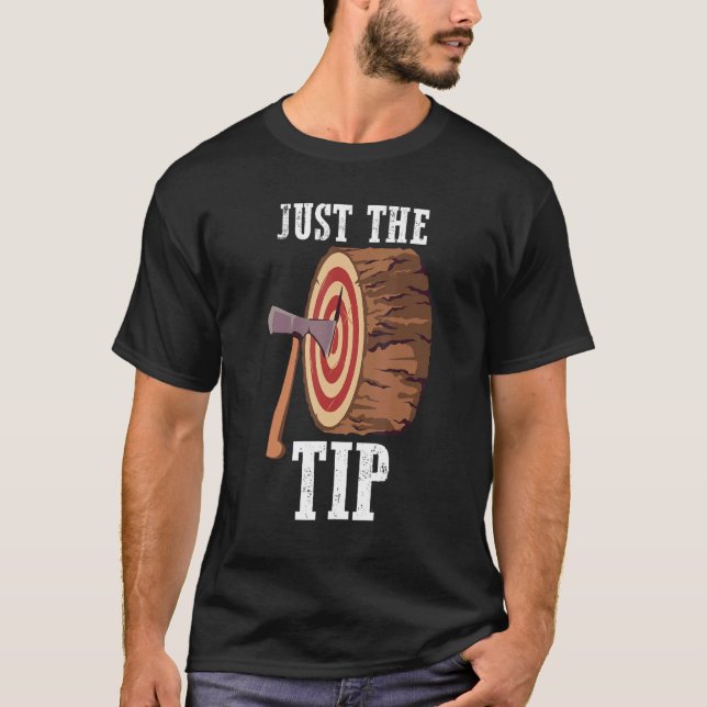 Ax-Thrower Lumberjack nur Ti T-Shirt (Vorderseite)