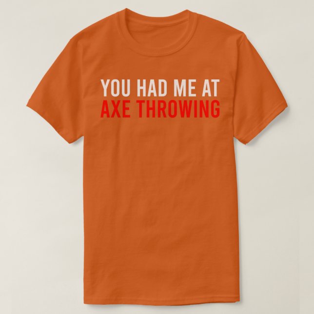 Ax throwing 59 1 T-Shirt (Design vorne)