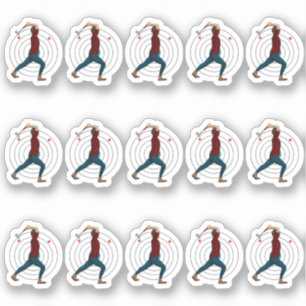 Ax Throwing Aufkleber