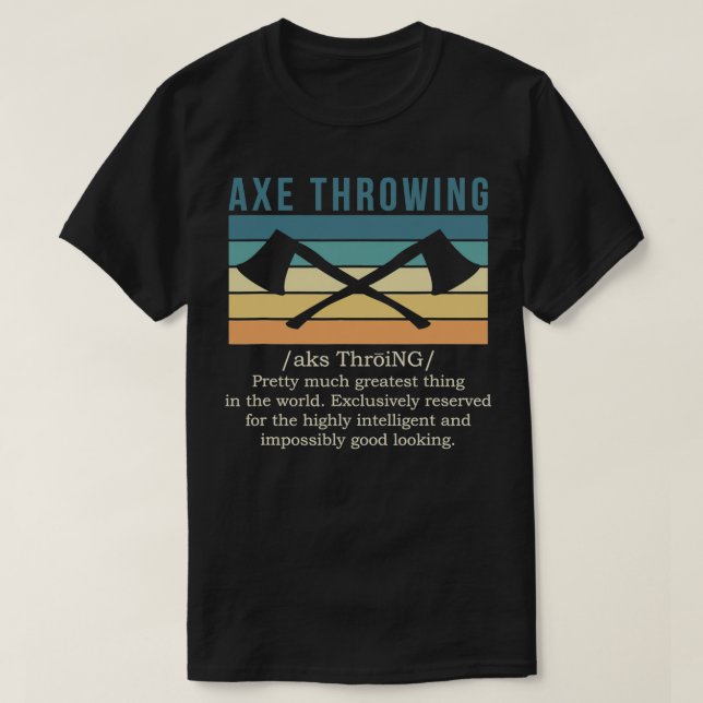 Ax Throwing Ax Throwing Definition Classic TShir T-Shirt (Design vorne)