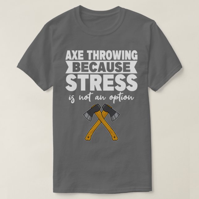 Ax Throwing Ax Tossing Lover T-Shirt (Design vorne)