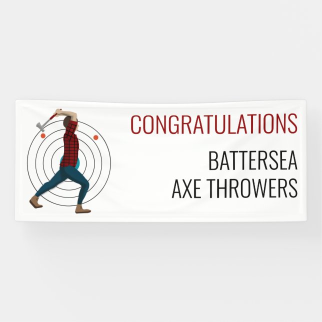 Ax Throwing Banner (Horizontal)