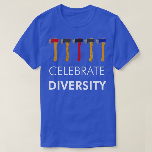 Ax Throwing Celebrate Diversity Classic TShirt (Design vorne)