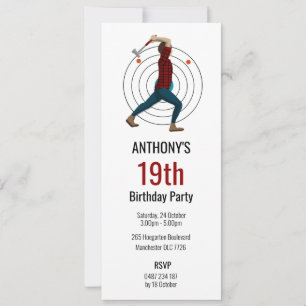 Ax Throwing Einladung