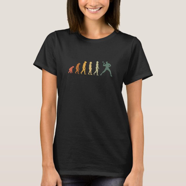 Ax Throwing Evolution Lumberjack Hatchet Thrower T-Shirt (Vorderseite)