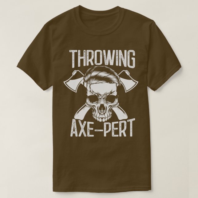 Ax Throwing Experte Thrower Game Hatchet House Cla T-Shirt (Design vorne)