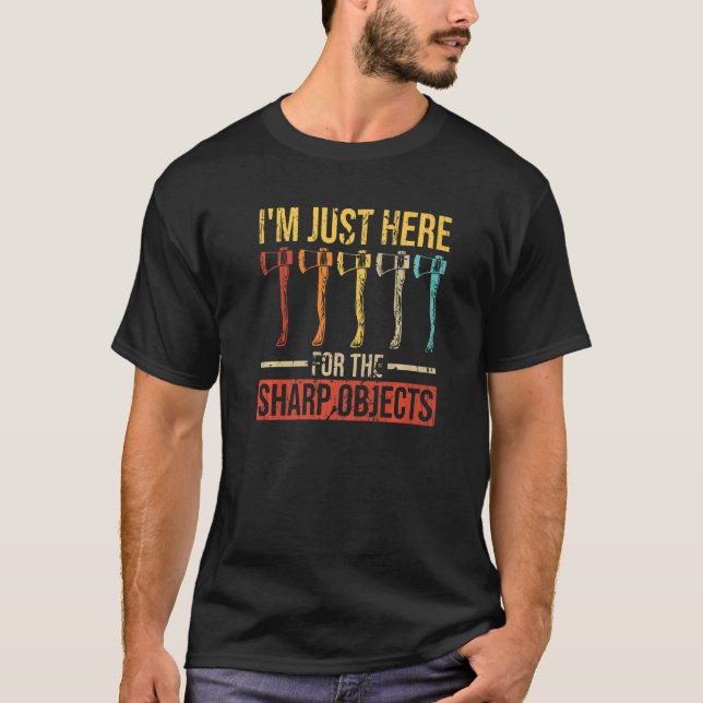 Ax-Throwing für einen AX-Throwing-Freund T-Shirt (Vorderseite)