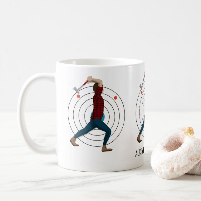 Ax Throwing Kaffeetasse (Mit Donut)