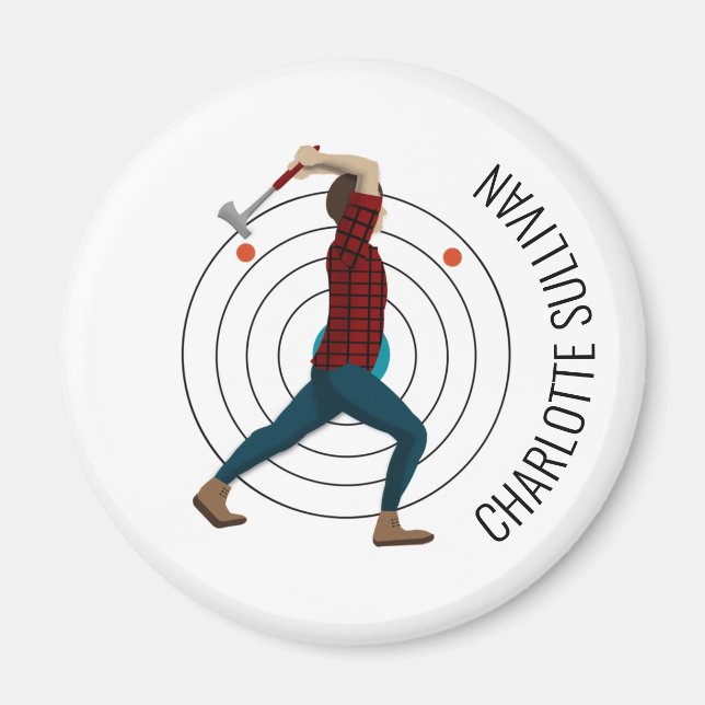 Ax Throwing Magnet (Vorne)