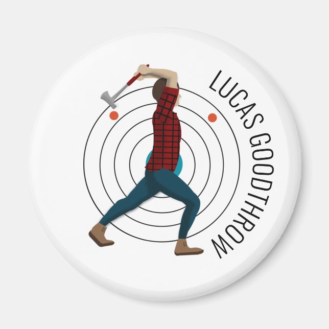 Ax Throwing Magnet (Vorne)