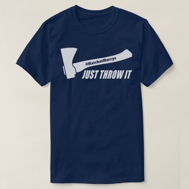 Ax Throwing nur werfen T-Shirt (Design vorne)