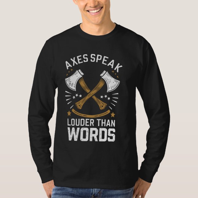 Ax-Throwing Precision Ax Sport Throw T-Shirt (Vorderseite)
