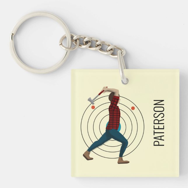 Ax Throwing Schlüsselanhänger (Vorderseite)