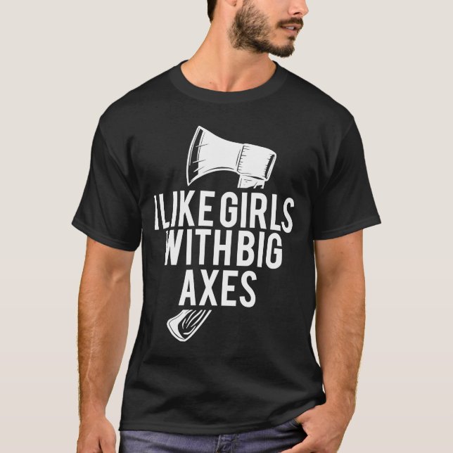Ax Throwing Sharpener Hatchet Throwing Game T-Shirt (Vorderseite)