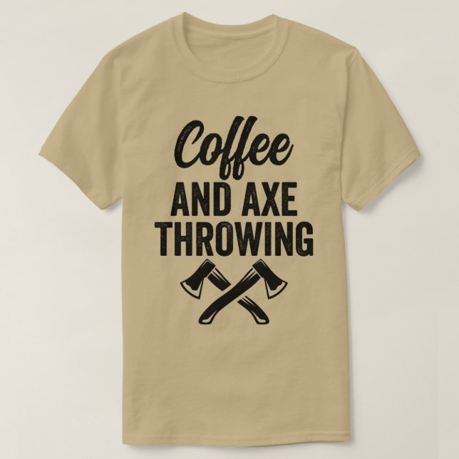 Ax Throwing Tee und Ax Thr (Design vorne)
