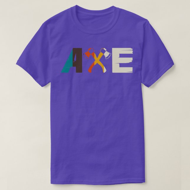Ax Throwing Tomahawk Hatchet Throw Sport T-Shirt (Design vorne)