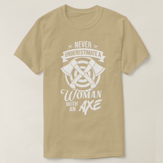 Ax-Throwing-Turbo-Turm für den Wettbewerb 7 T-Shirt (Design vorne)