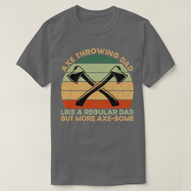 Ax Throwing Vater T-Shirt (Design vorne)