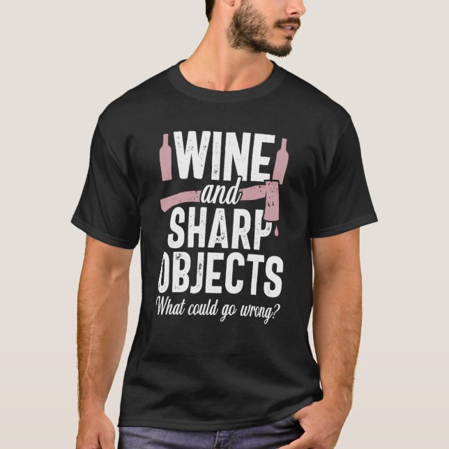 Ax Throwing Wine Targets Hatchet Lumberjack T-Shirt (Vorderseite)