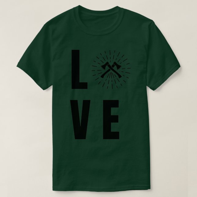 Ax werfen Tomahawk doppelte ax Geschenk 22 T-Shirt (Design vorne)