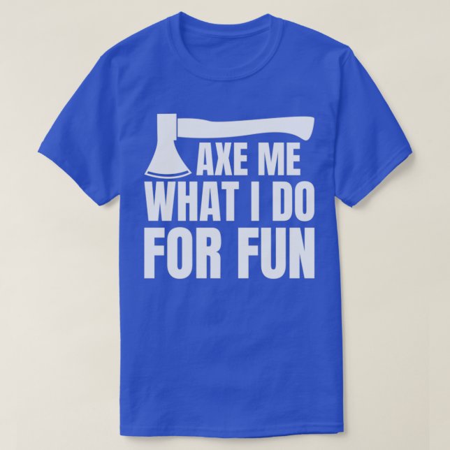 Ax werfen Tomahawk doppelte ax Geschenk Klasse T-Shirt (Design vorne)