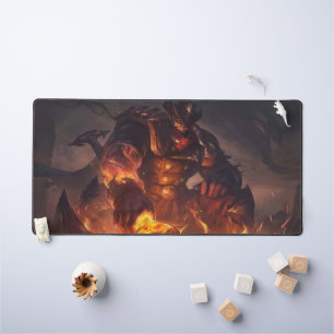 Ax Wielder Gaming Desk Mat   High Noon Cowboy Pad Schreibtischunterlage