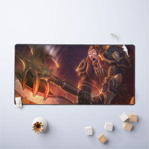 Ax Wielder Gaming Desk Mat   Weapon Master Design Schreibtischunterlage