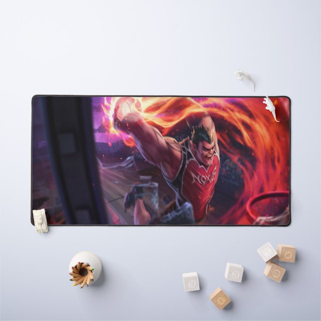 Ax Wielder Gaming Desk Mat | Weapon Master Design Schreibtischunterlage (Kindertisch)